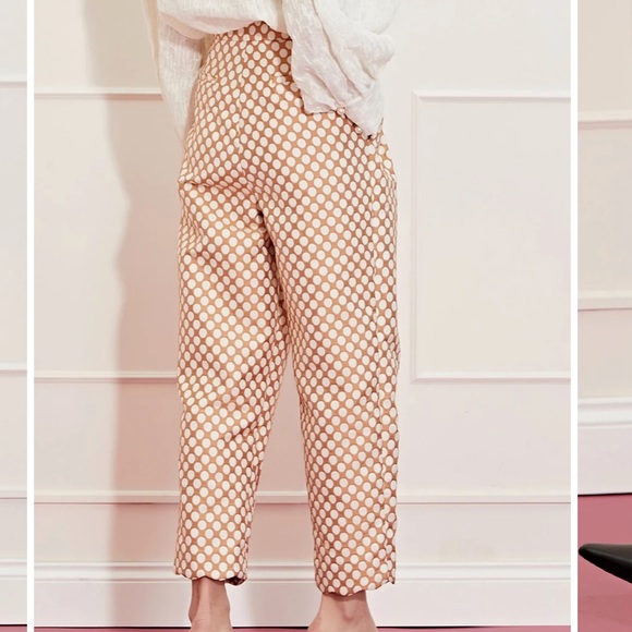 NWT Sister Jane Polka Dot Tan Women's Pants - Picture 4 of 12